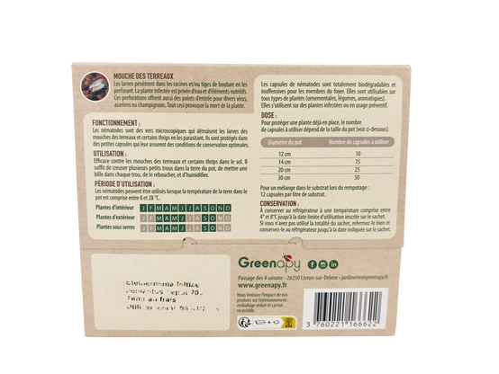 Greenapy - Nématodes anti-mouches des terreaux capsules - Greenapy - Image 12