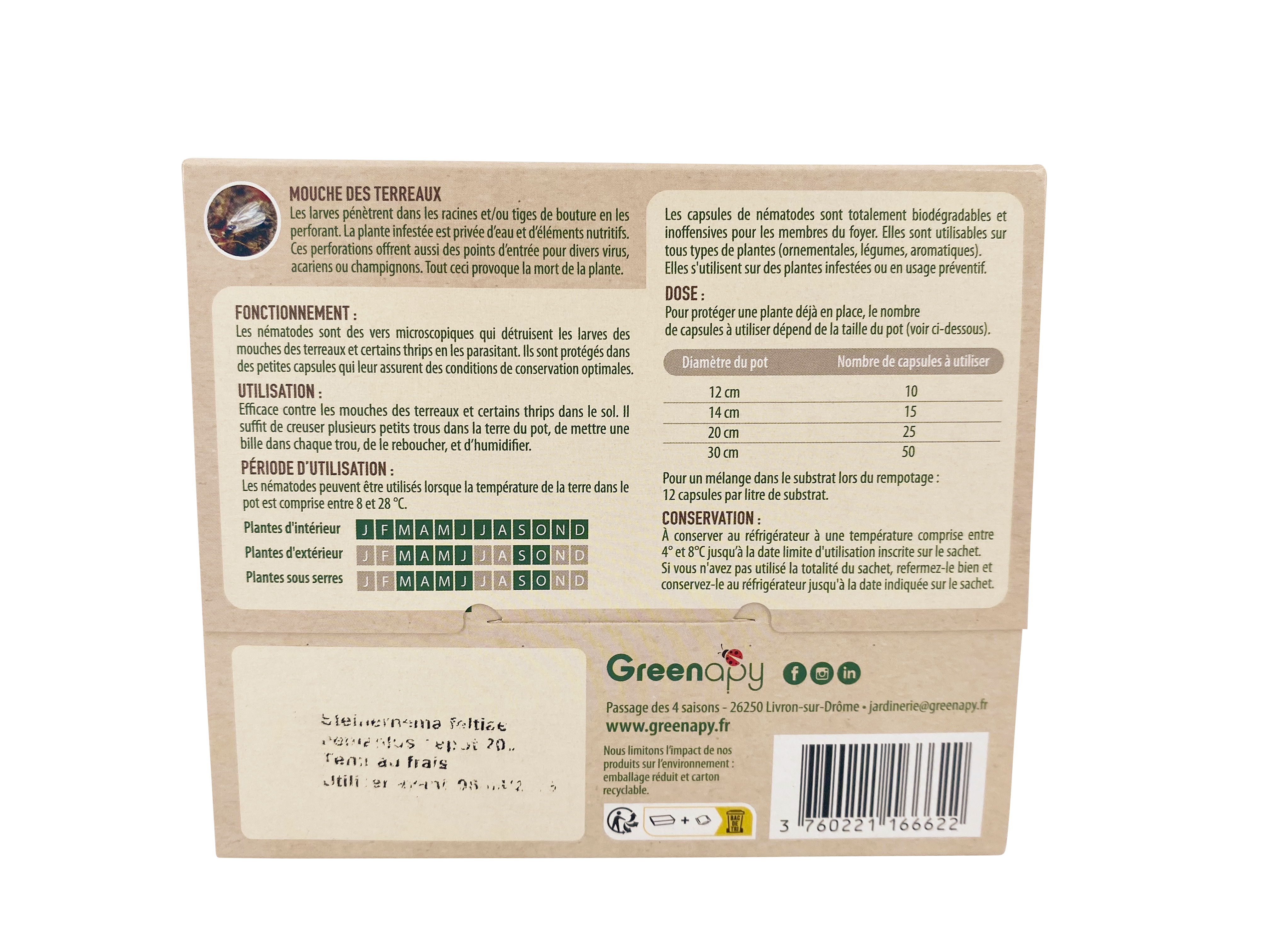 Greenapy - Nématodes anti-mouches des terreaux capsules - Greenapy - Image 12