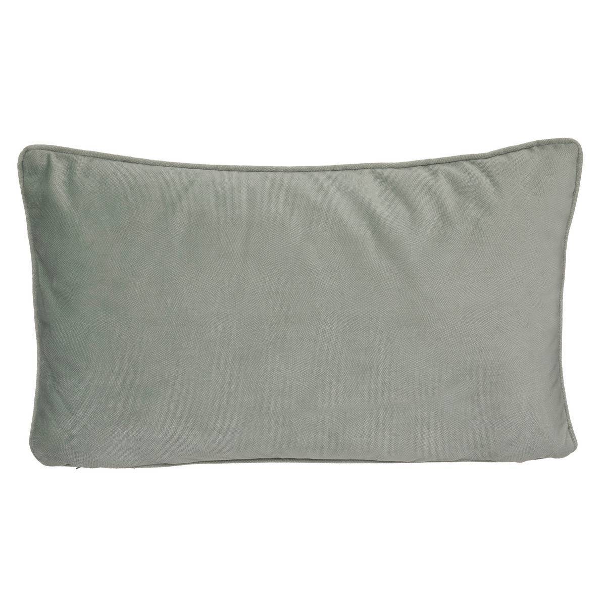 Coussin déhoussable Polyester Vert Céladon 30 x 50 cm – ATMOSPHERA