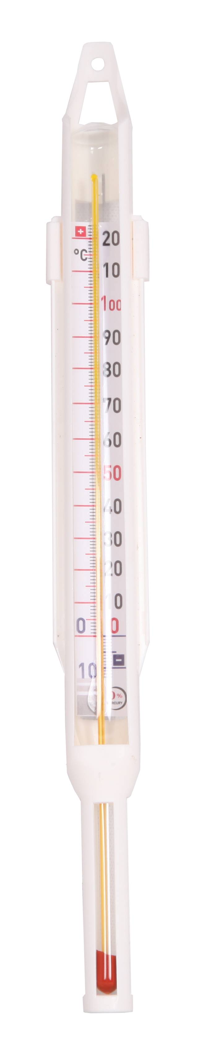 Thermomètre à lait en cage plastique