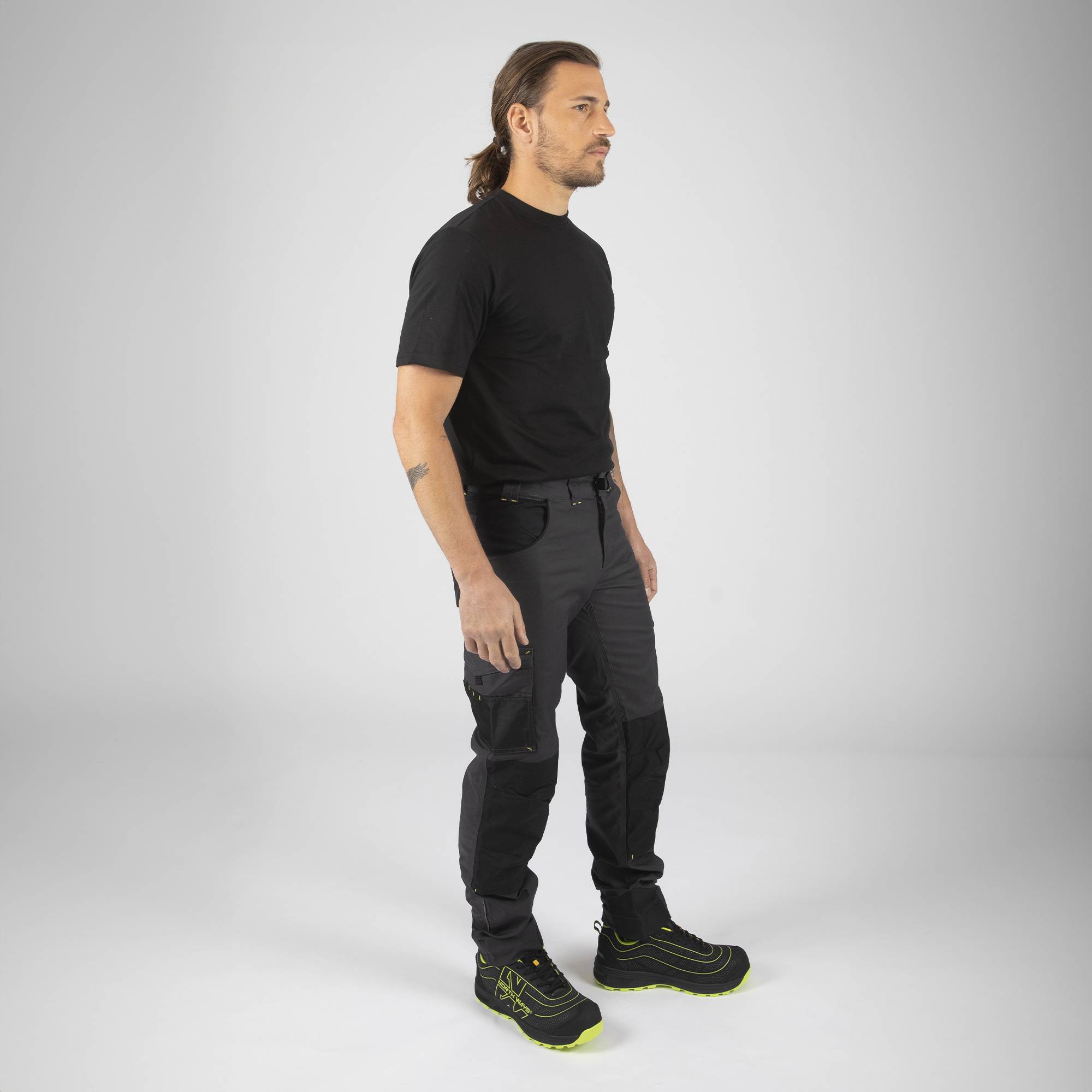 Nineworths - Pantalon de travail Adam gris/noir taille 36 - Nine Worths - Image 10