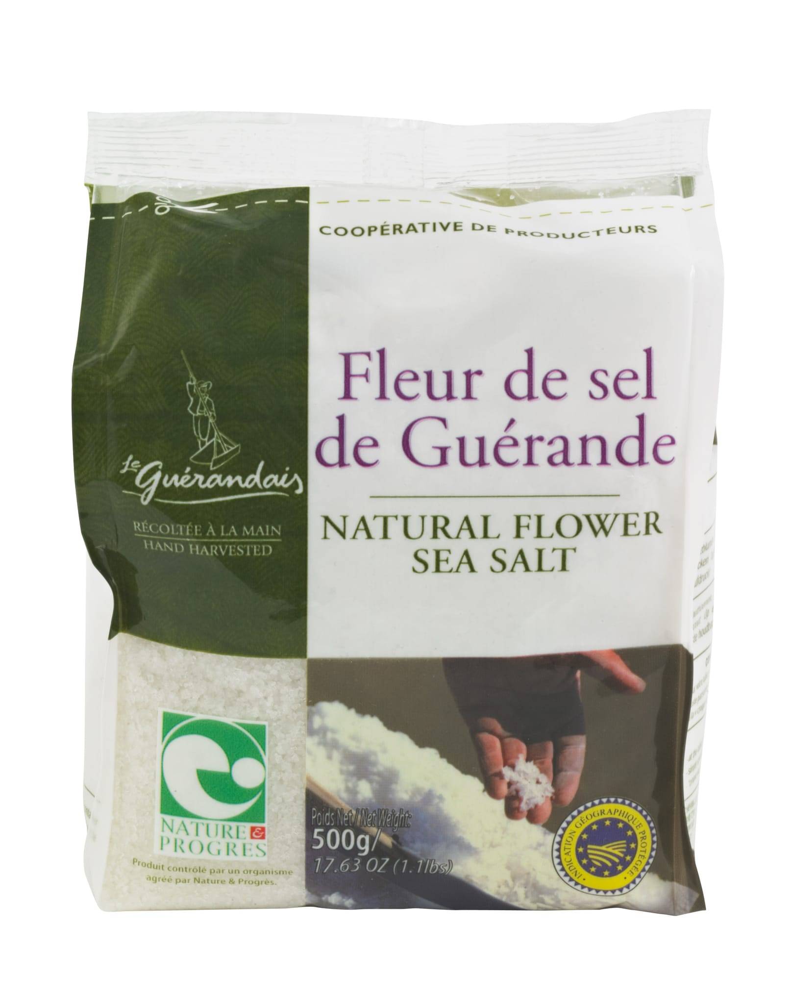 FLEUR DE SEL IGP SACHET 500 G NATURE ET PROGRES