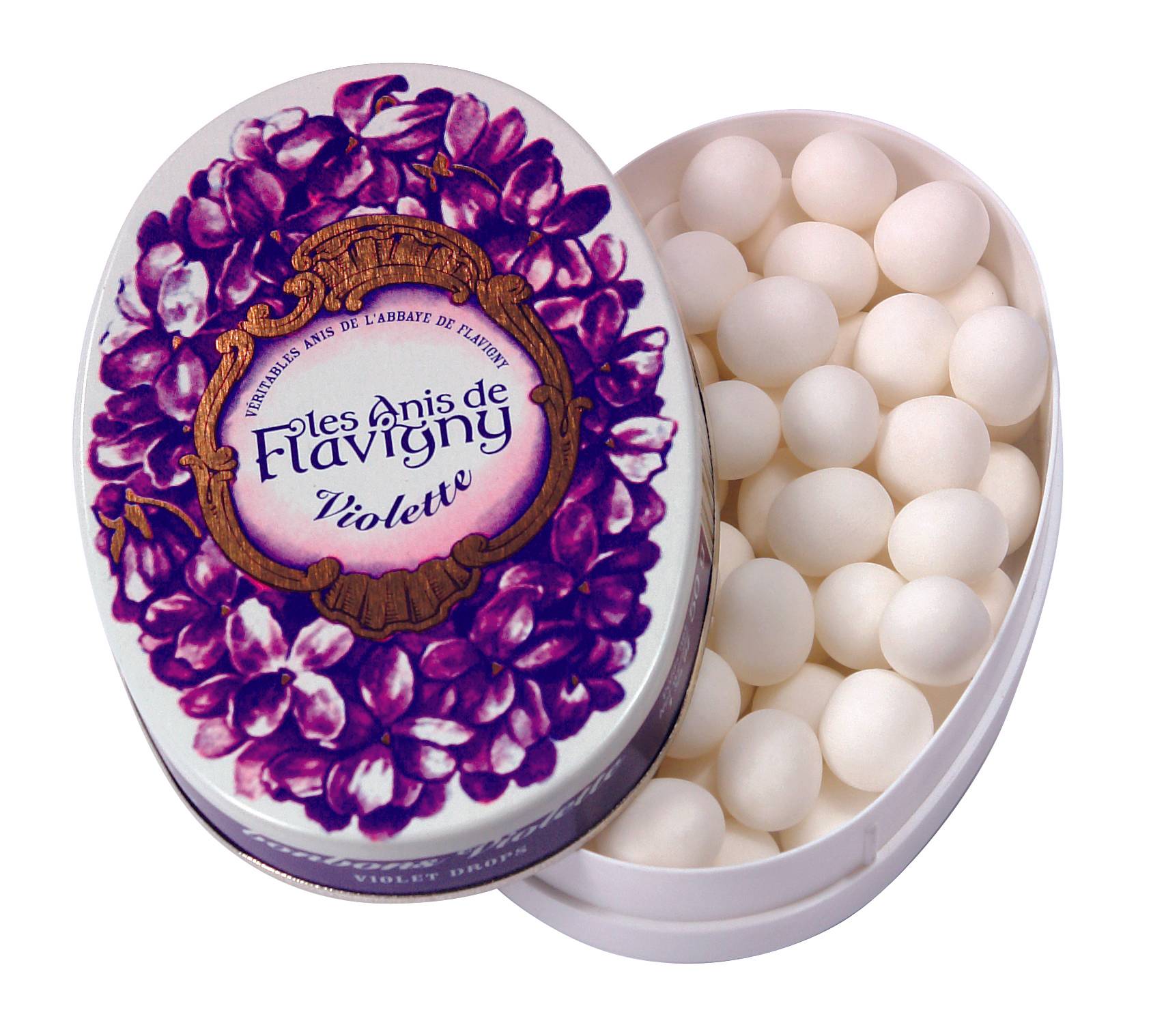 Les Anis de Flavigny - Bonbons violette 50 g - Les Anis de Flavigny