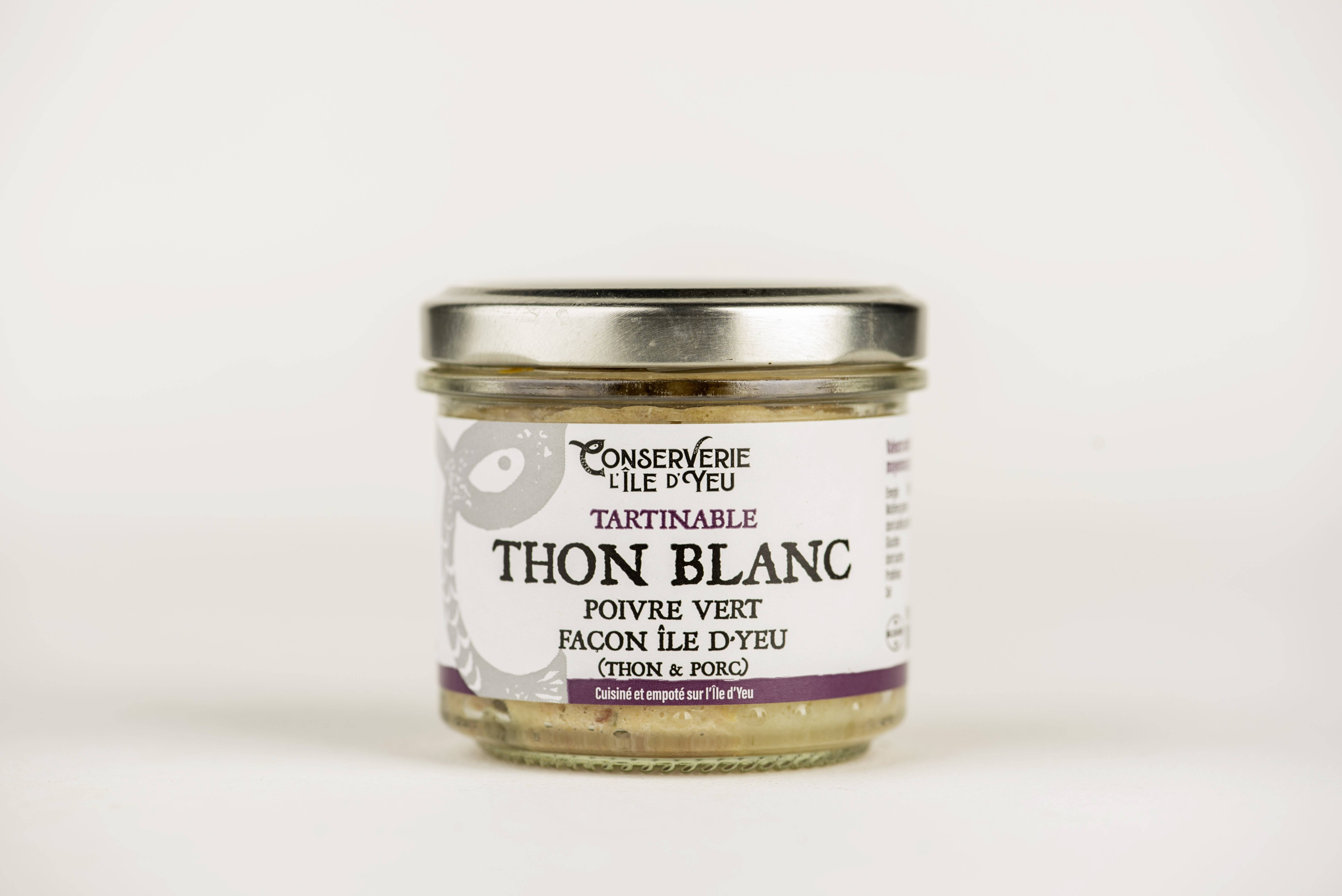 Conserverie d Ile d Yeu - Tartinable thon poivre vert 100 g - Conserverie de l'Île d'Yeu