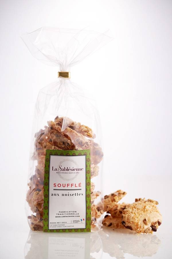 La Sablésienne - La Sablésienne - Soufflés noisettes - Sachet 100 g