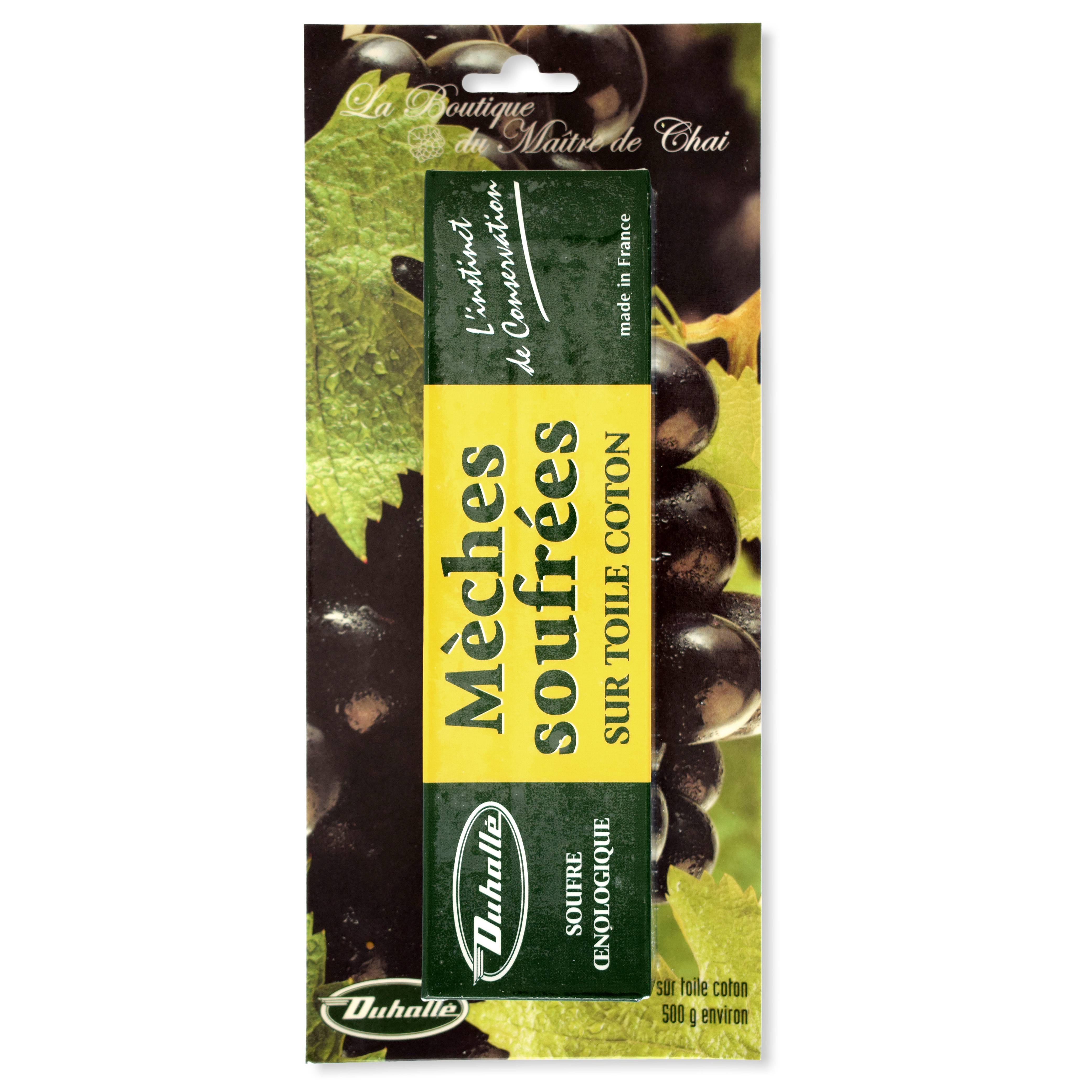 Duhalle - Mèches soufrées œnologique boîte 500 g - Duhallé - Image 1