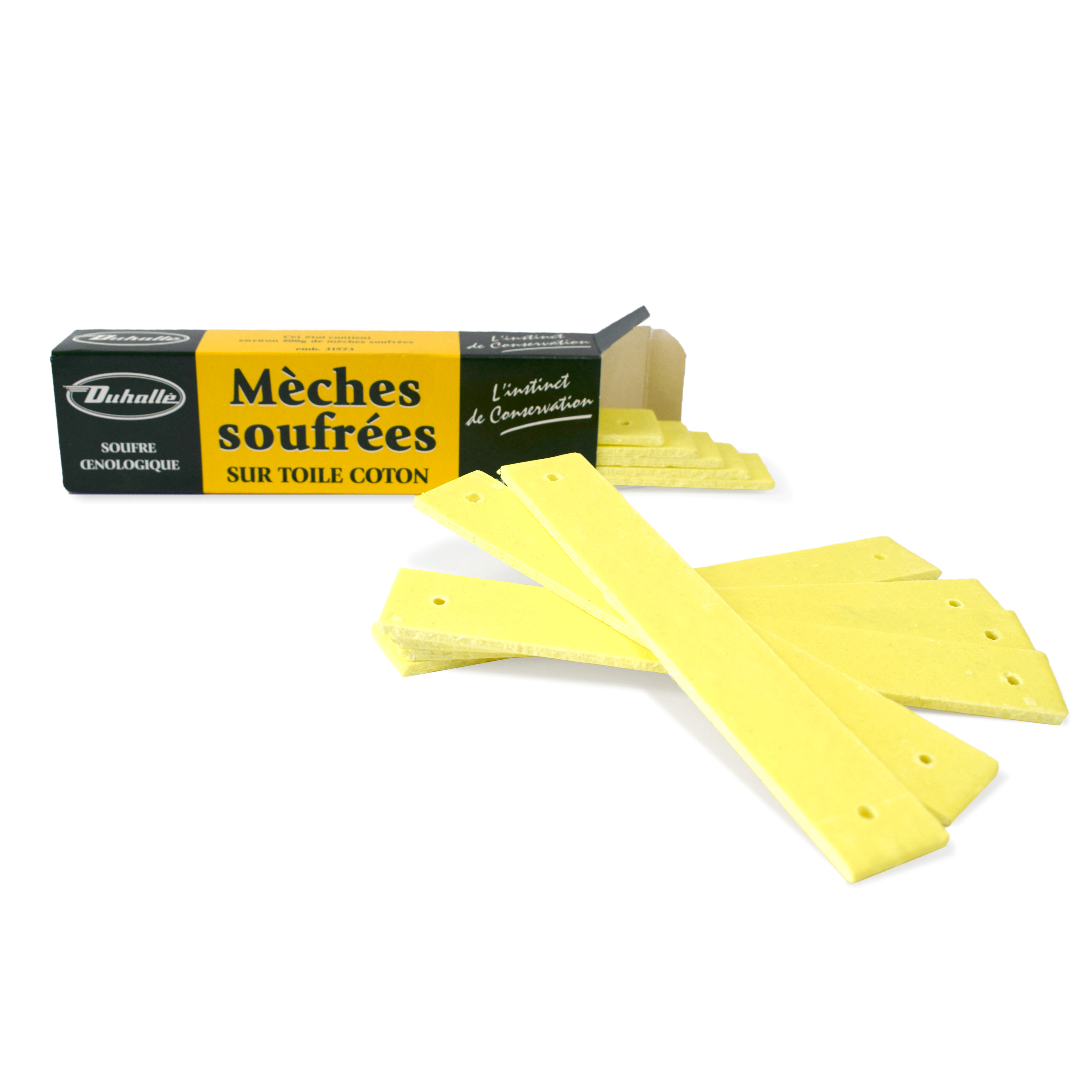 Duhalle - Mèches soufrées œnologique boîte 500 g - Duhallé - Image 5