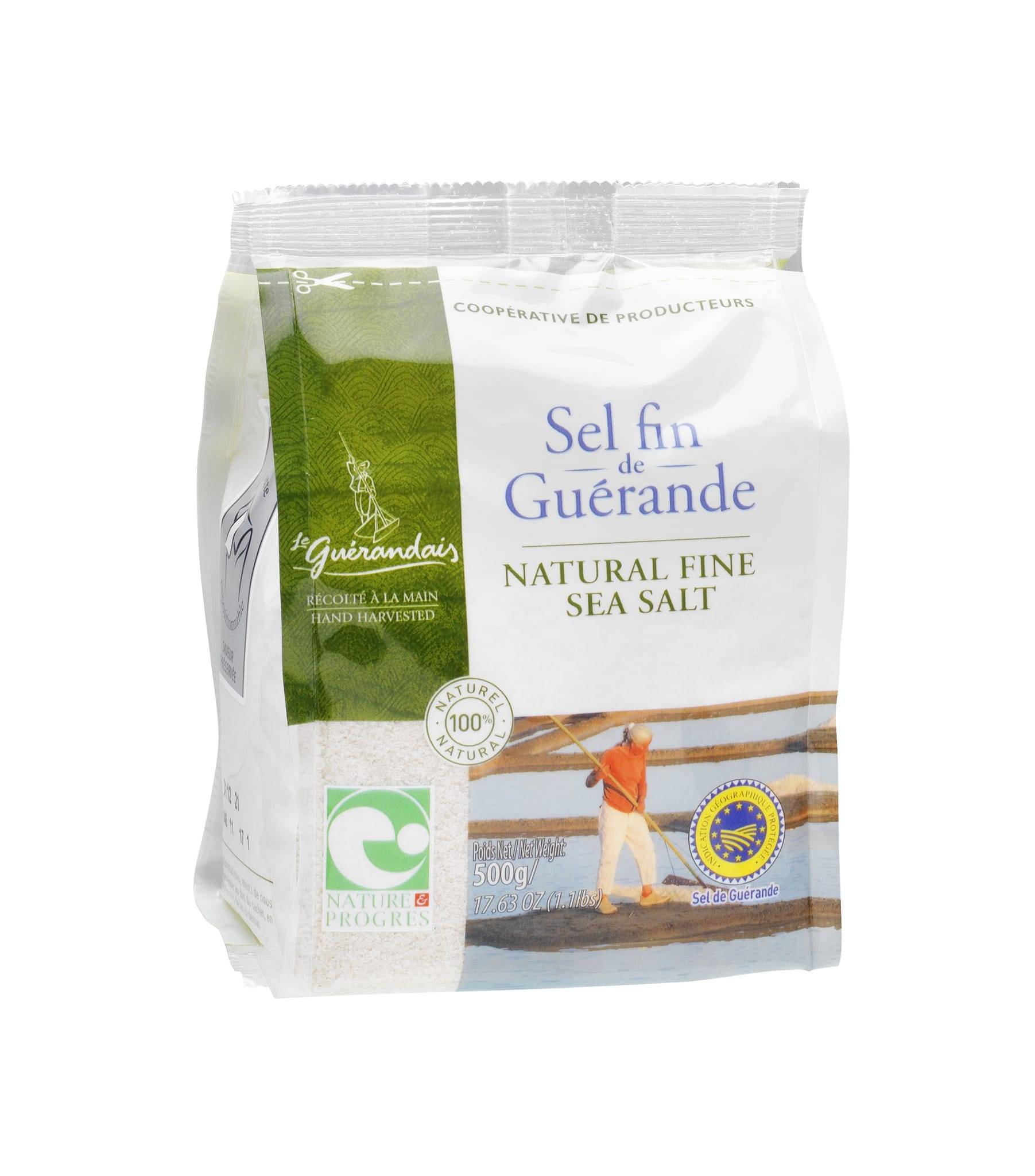 SEL FIN DE GUERANDE IGP SACHET 500 G NATURE ET PROGRES