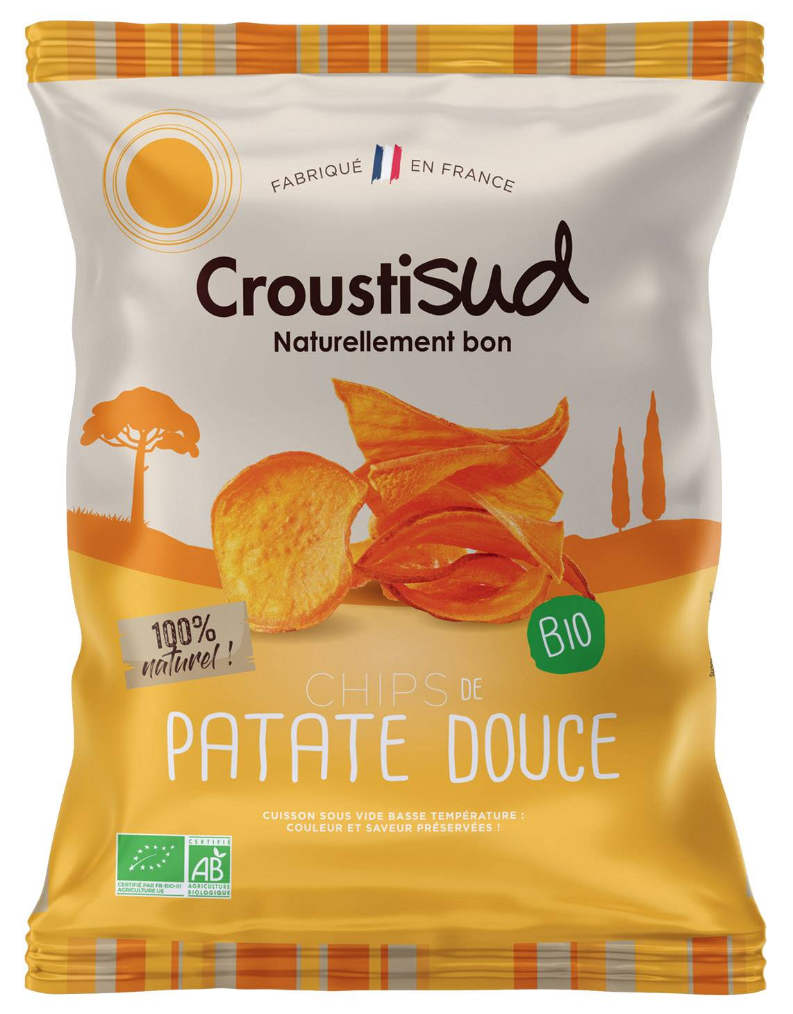 Chips de patate douce Bio