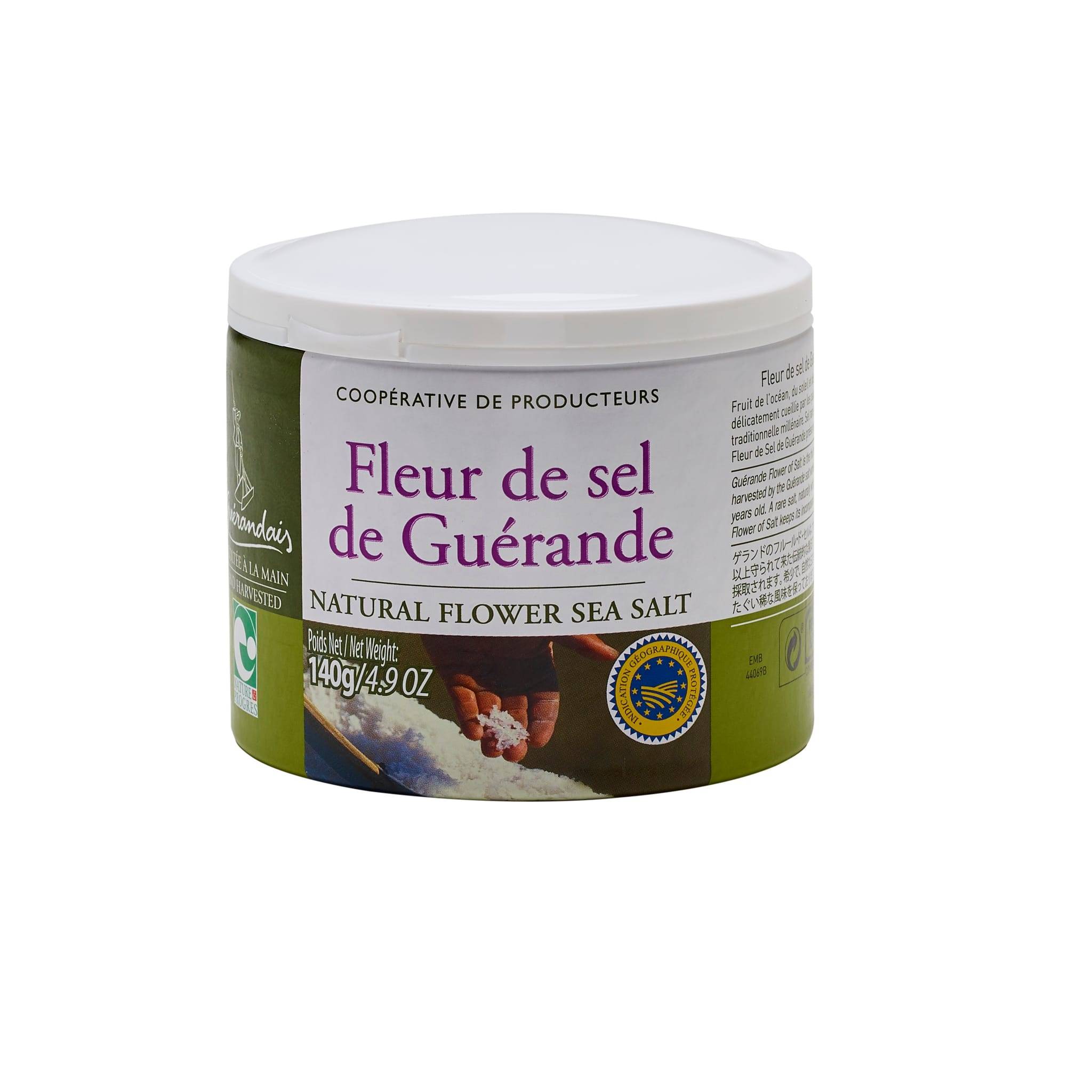 FLEUR DE SEL DE GUERANDE IGP BOÎTE 140 G NATURE ET PROGRES