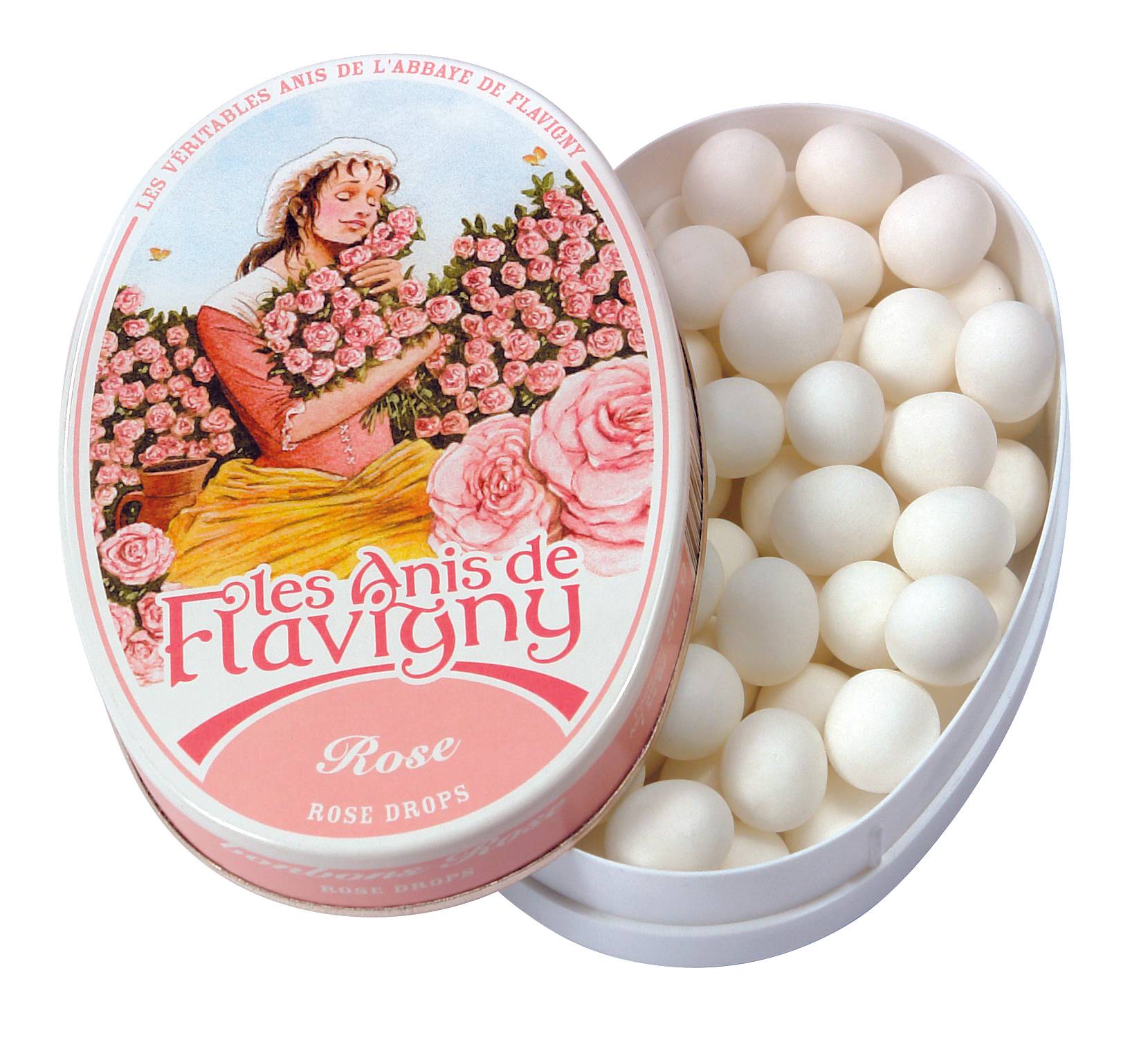 Les Anis de Flavigny - Bonbons rose 50 g - Les Anis de Flavigny