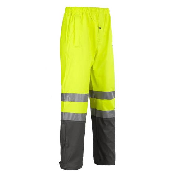Nineworths - Pantalon de pluie haute visibilité Griffis jaune fluo taille S - Nine Worths - Image 3