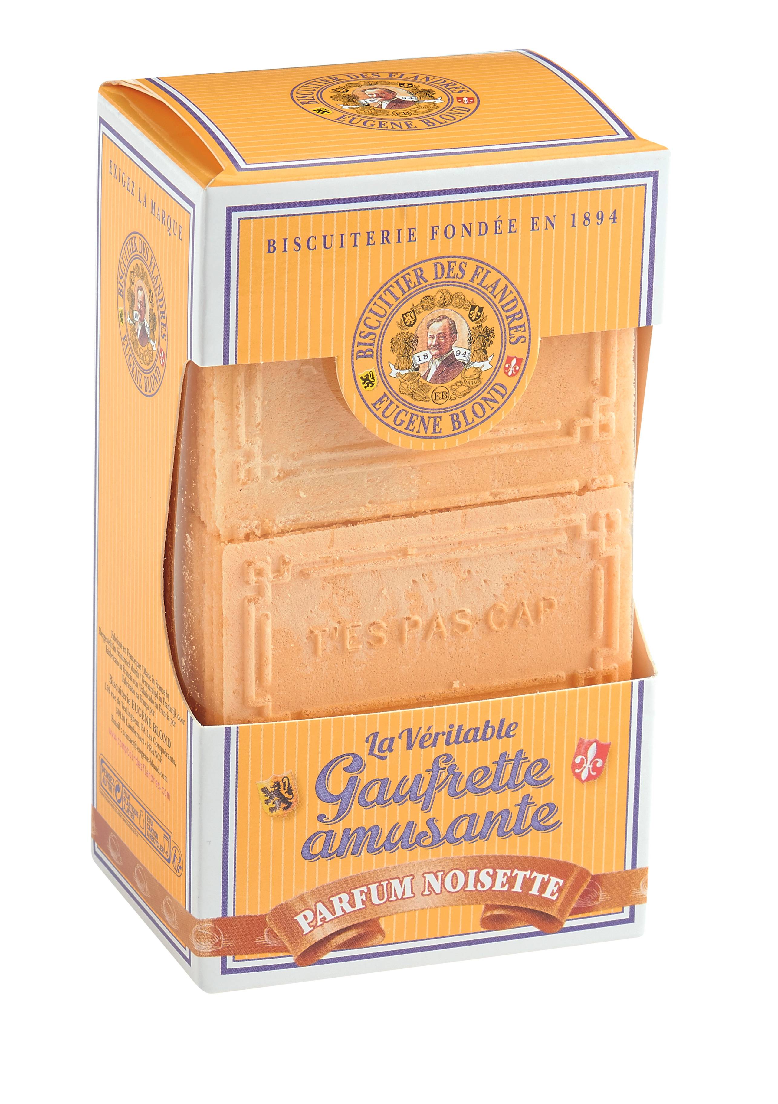 Eugène Blond - Gaufrettes amusantes noisette 175 g - Eugène Blond - Image 2
