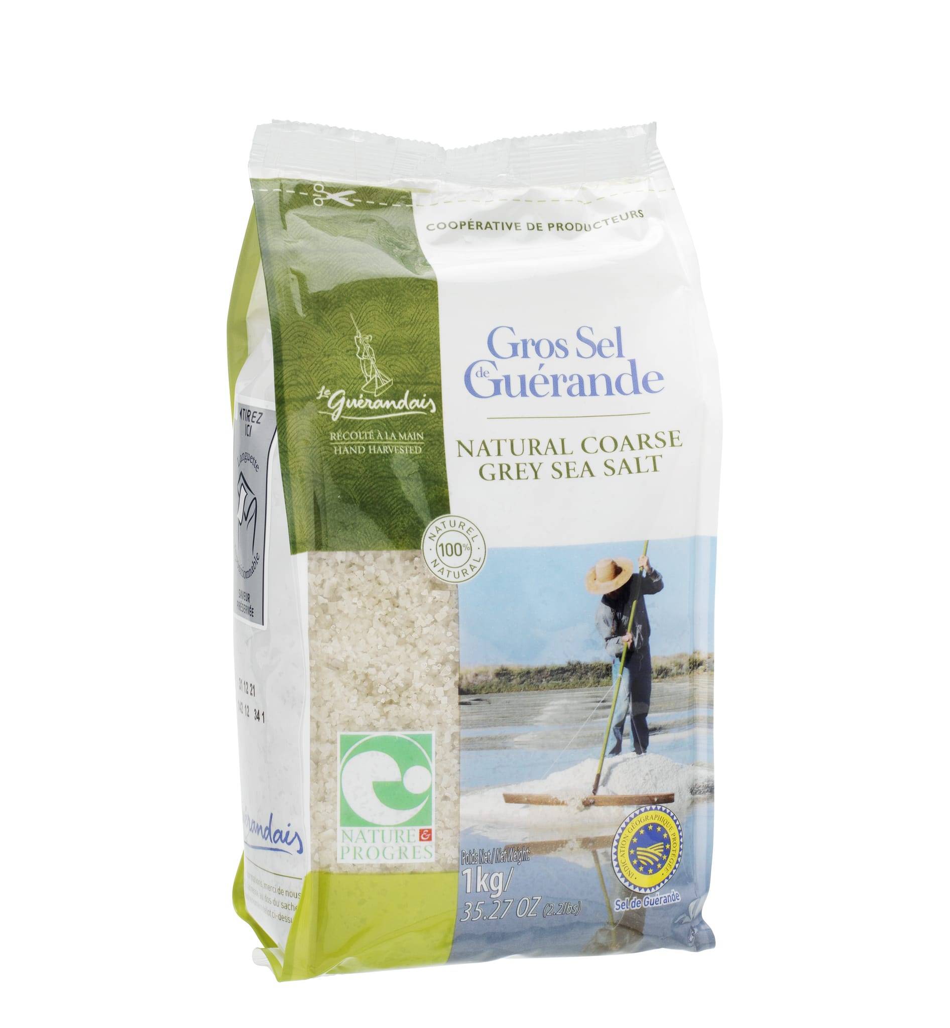 GROS SEL DE GUERANDE IGP SACHET 1 KG NATURE ET PROGRES
