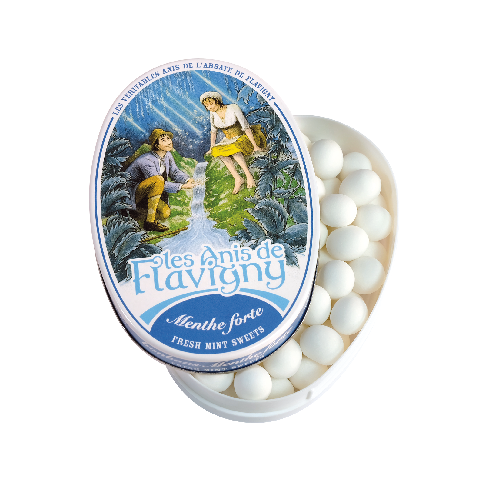 Les Anis de Flavigny - Bonbons menthe 50 g - Les Anis de Flavigny
