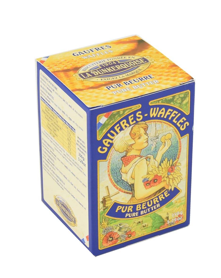 La Dunkerquoise - La Dunkerquoise - Etui de Gaufres Fines Pur Beurre 150 g 