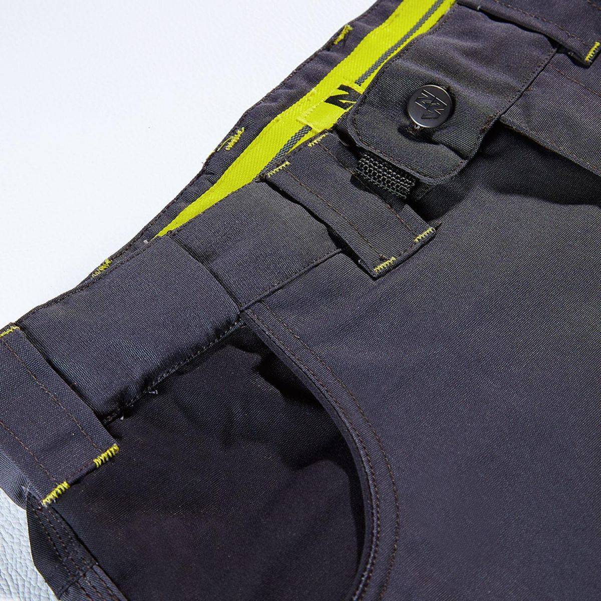 Nineworths - Pantalon de travail Adam gris/noir taille 42 - Nine Worths - Image 2