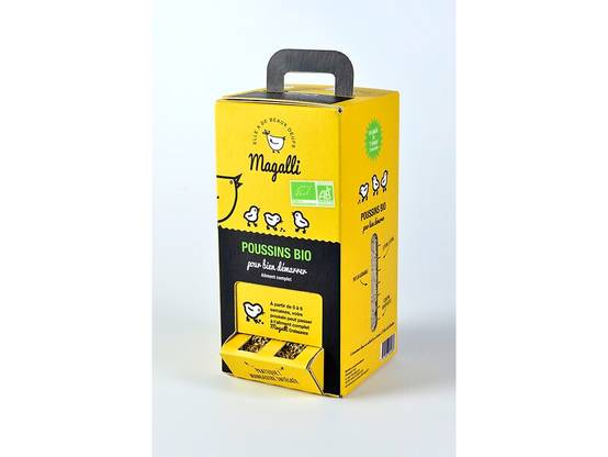Magalli - Aliment Complet Bio Poussins Mangeoire Intégrée - MAGALLI - Image 1