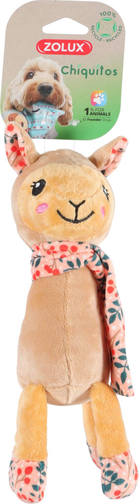 Jouet Peluche Chien Lama – CHIQUITOS - Image 1