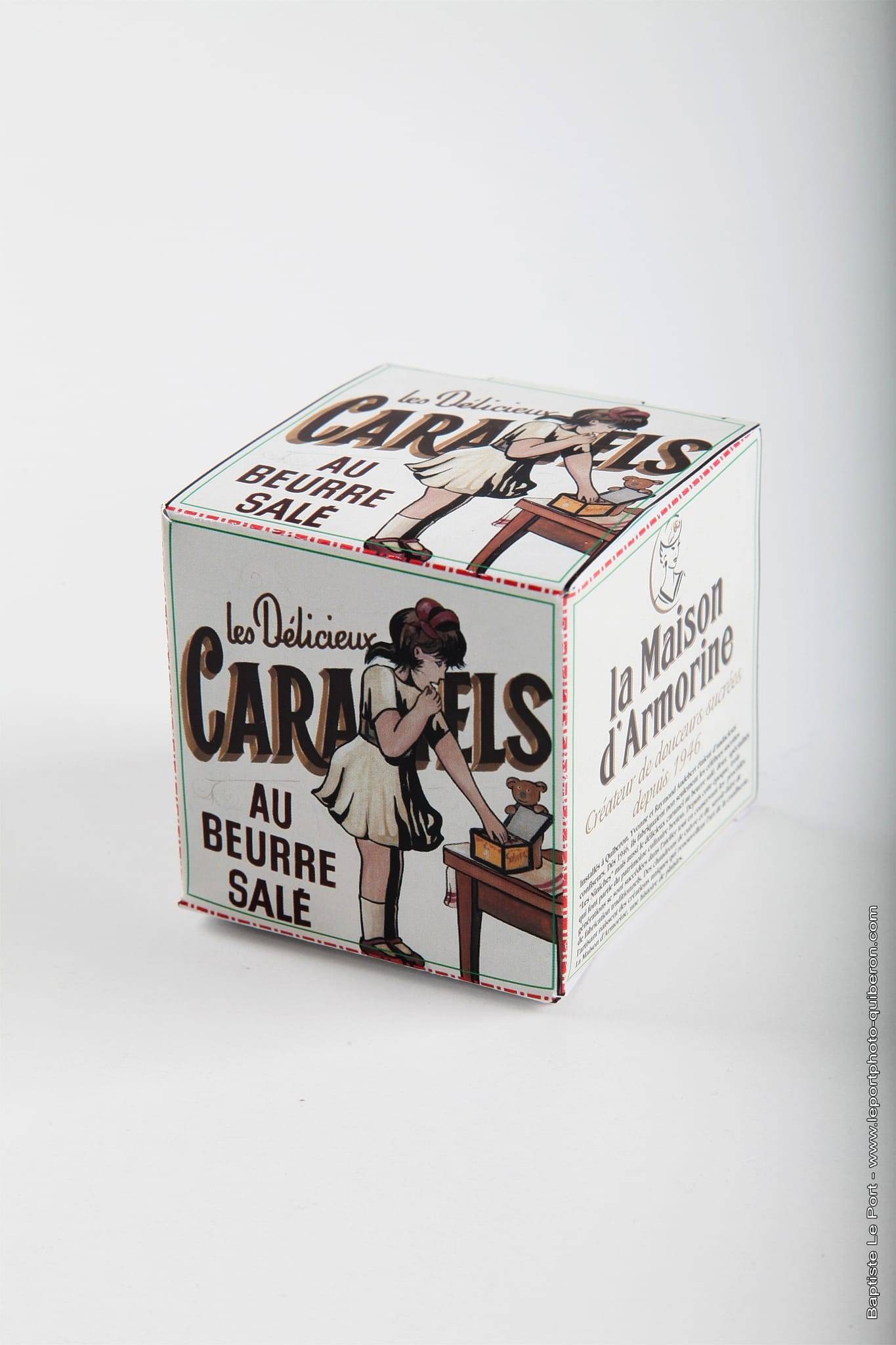 Caramels au beurre salé - Boite cube fer 150g