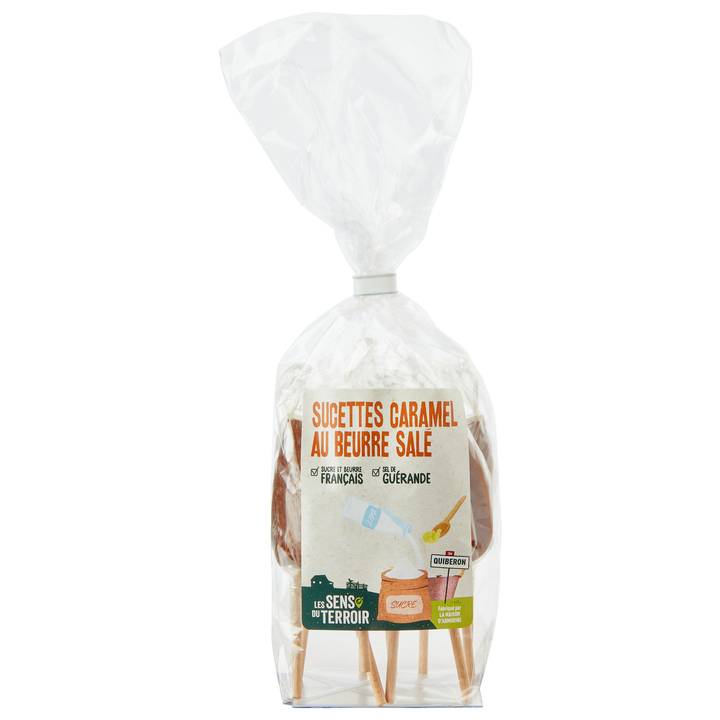 Les Sens du Terroir - Sucettes caramel au beurre salé x 11 - Les Sens du Terroir