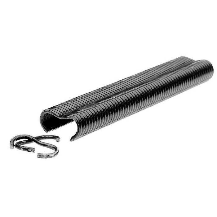 Agrafes grillage enduit plastique noir L.0.5 cm l.1.1 cm H.90 cm - Rapid - Image 1