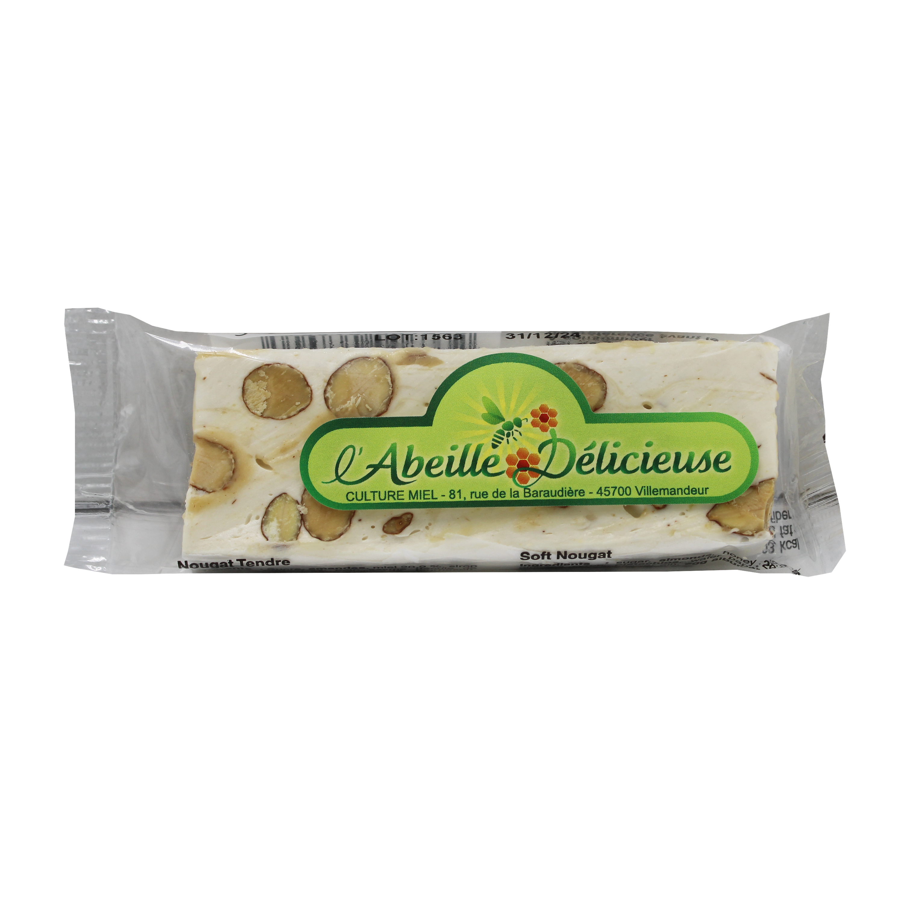 L'Abeille Délicieuse - Nougat amandes miel 30 g - L'Abeille Délicieuse - Image 3