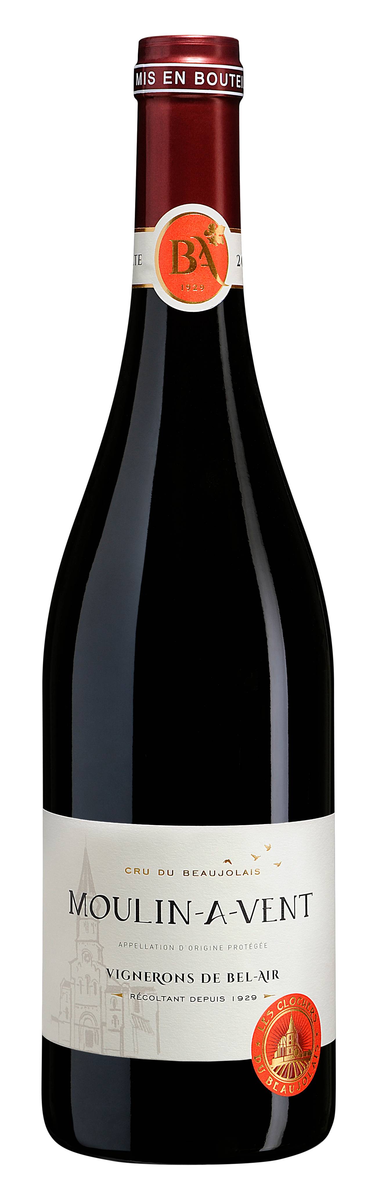Vignerons de Bel Air - AOP Moulin à Vent rouge 75 cl - Clochers