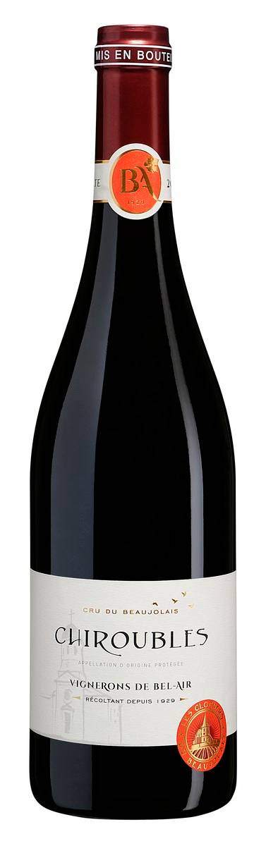 Vignerons de Bel Air - AOP Chiroubles rouge 75 cl - Clochers
