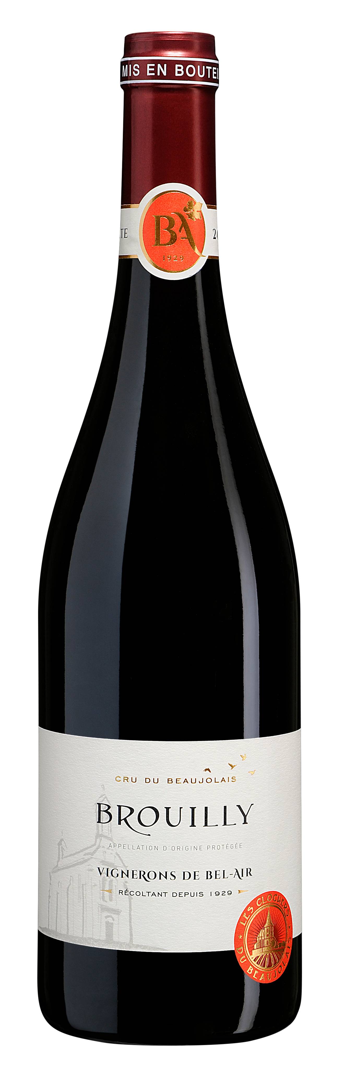 Vignerons de Bel Air - AOP Brouilly rouge 75 cl - Clochers