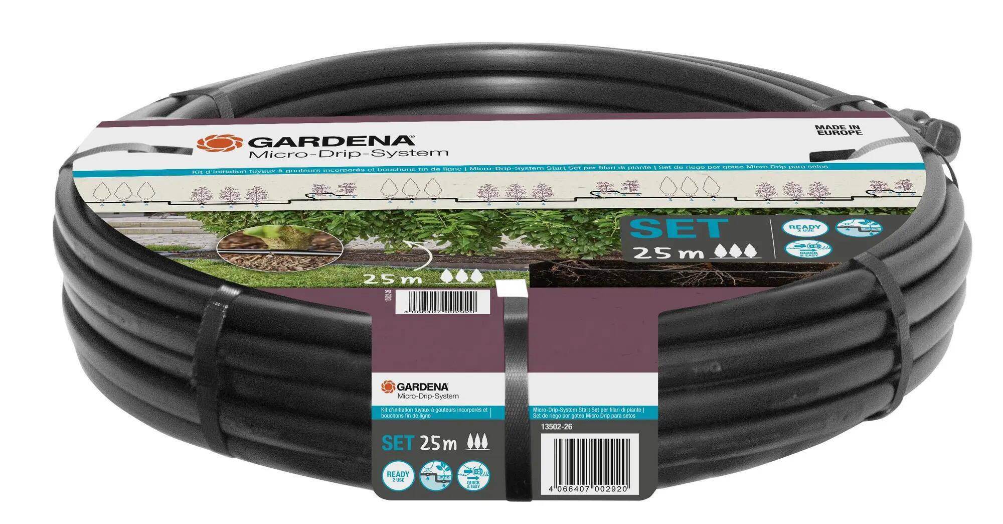 Kit d'arrosage goutte-à-goutte pour rangée de plantes 25m - GARDENA - Image 2