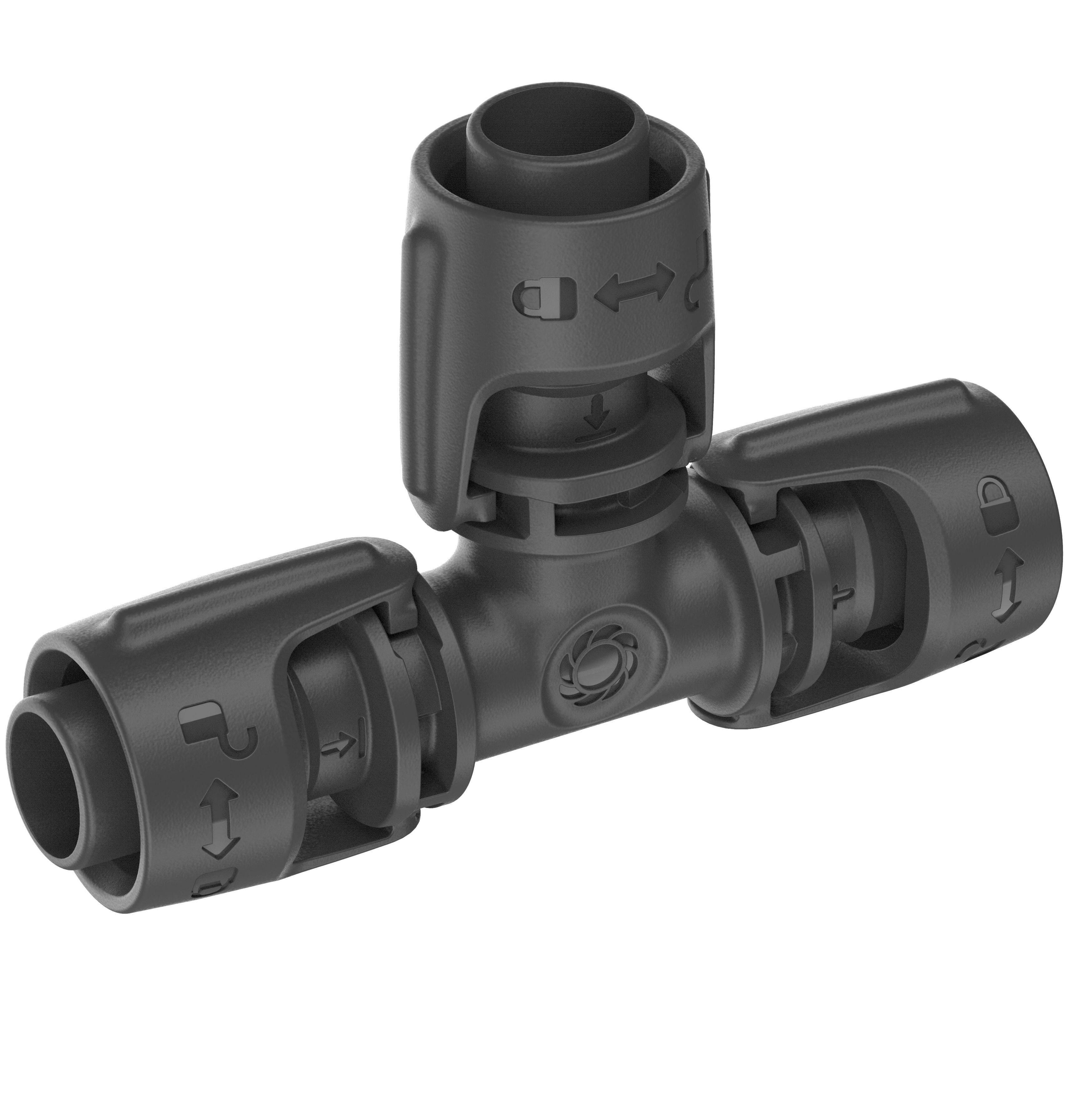 Gardena - Dérivation en T 13 mm 1/2 Quick & Easy 5 pièces - Gardena
