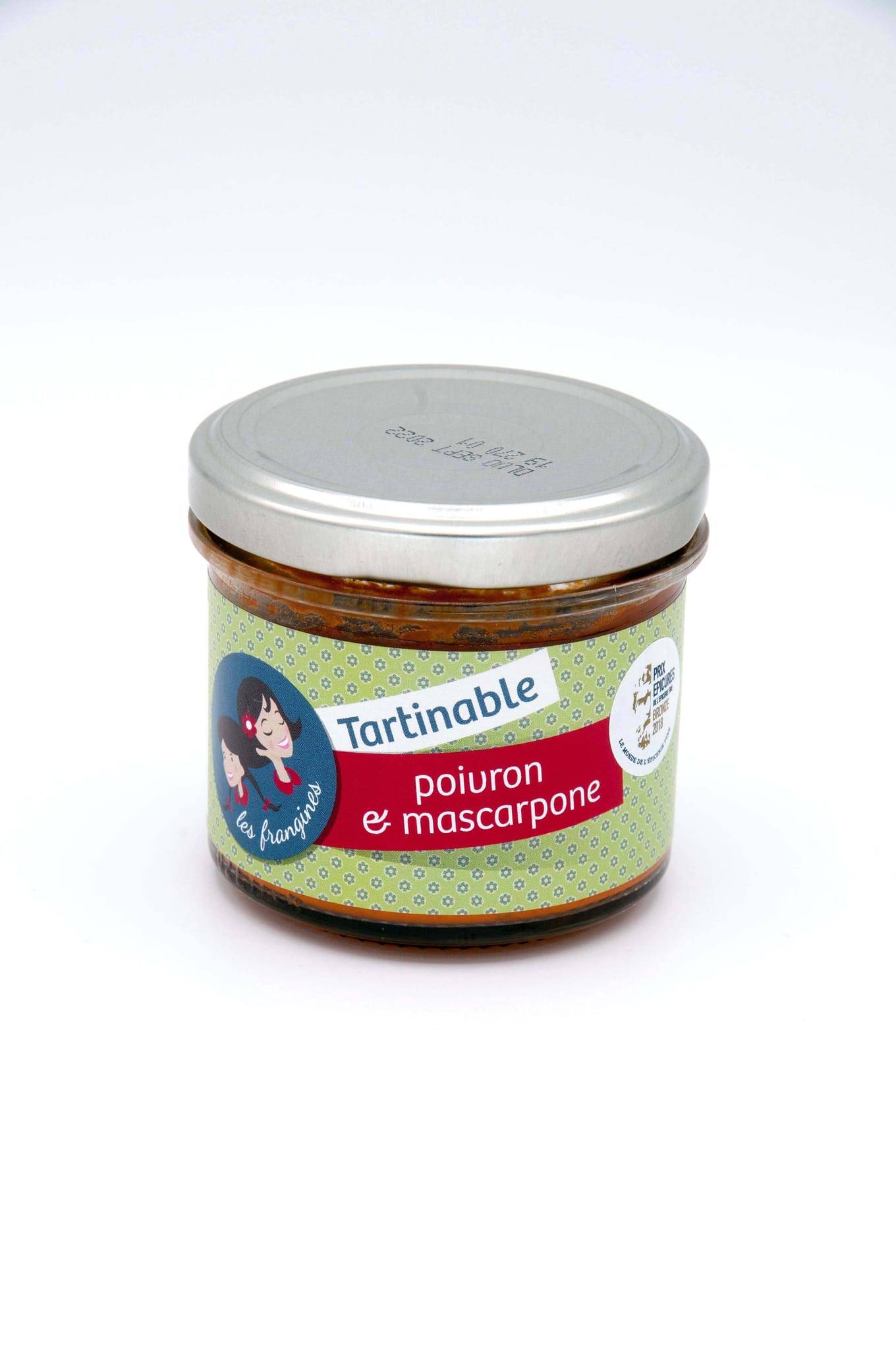 Les Frangines - Tartinable poivron et mascarpone 90 g - Les Frangines