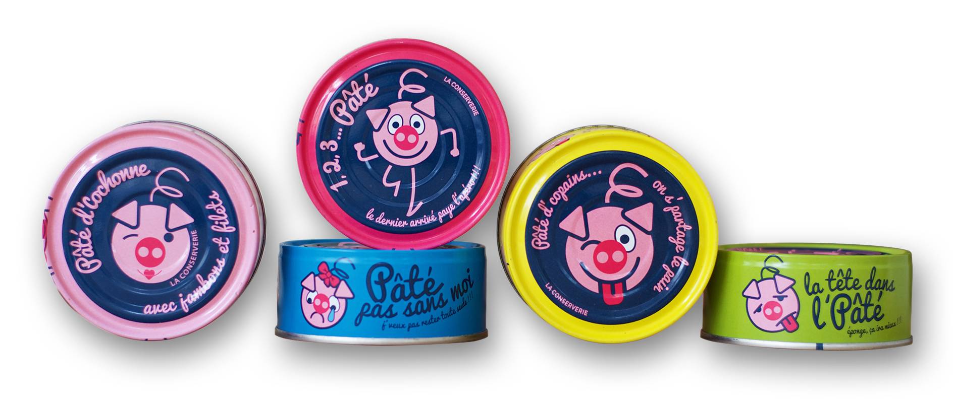 Les Frangines - Pâté d'cochonne l'original filet et jambon 156 g - Pâté D'Cochonne - Image 2