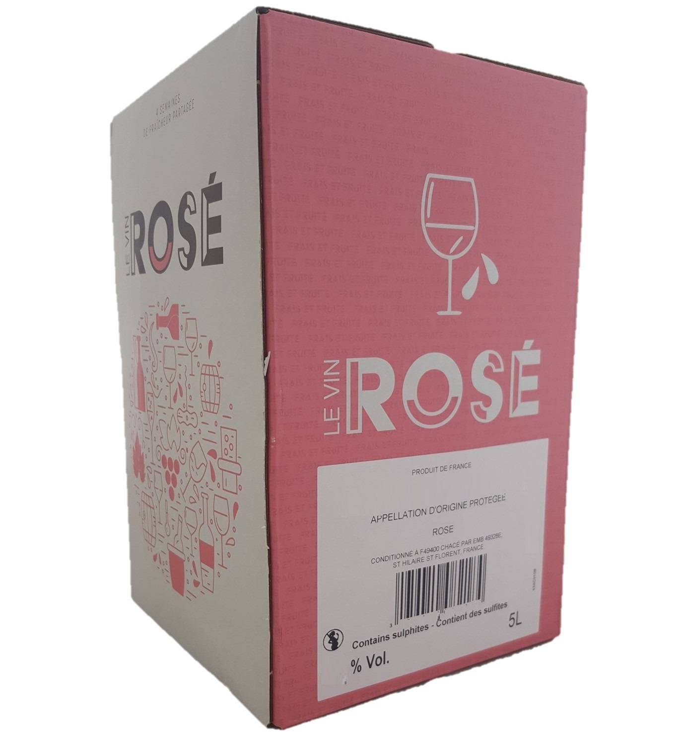 Orchidees Maisons de Vin - AOP Rosé De Loire 5 l - Orchidées Maisons de Vin - Image 1