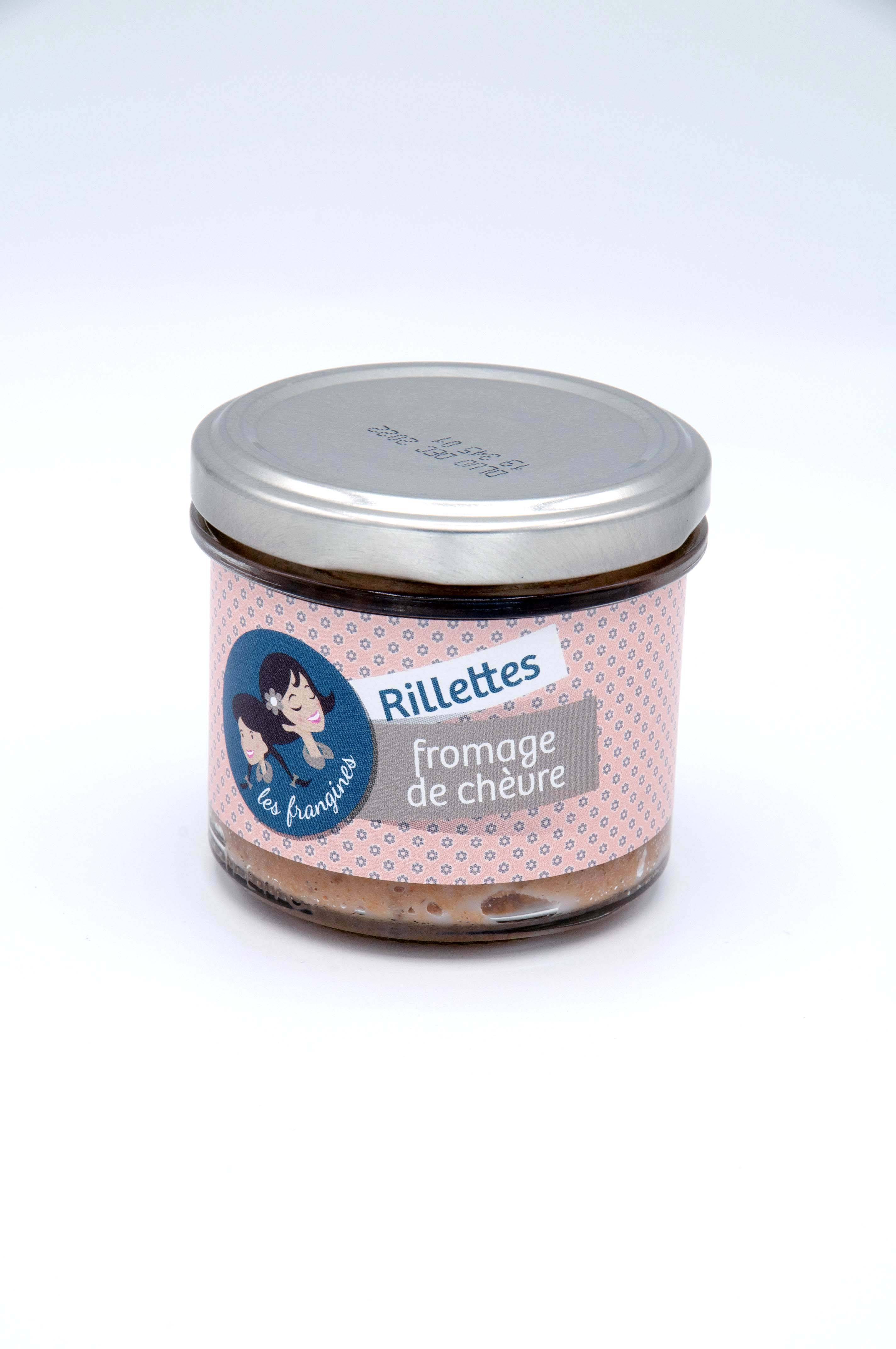 Les Frangines - Rillette de porc fromage de chèvre 90 g -  Les Frangines