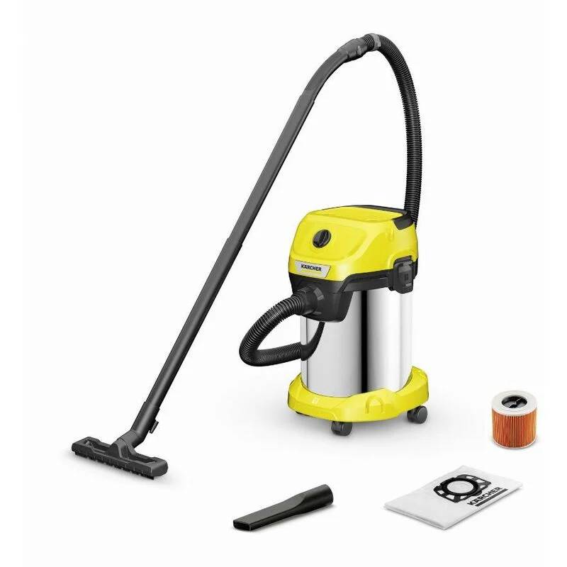 Aspirateur eau et poussières cuve inox 19L câble 4 m Karcher WD 3 S V-19/4/20 - Karcher - Image 3