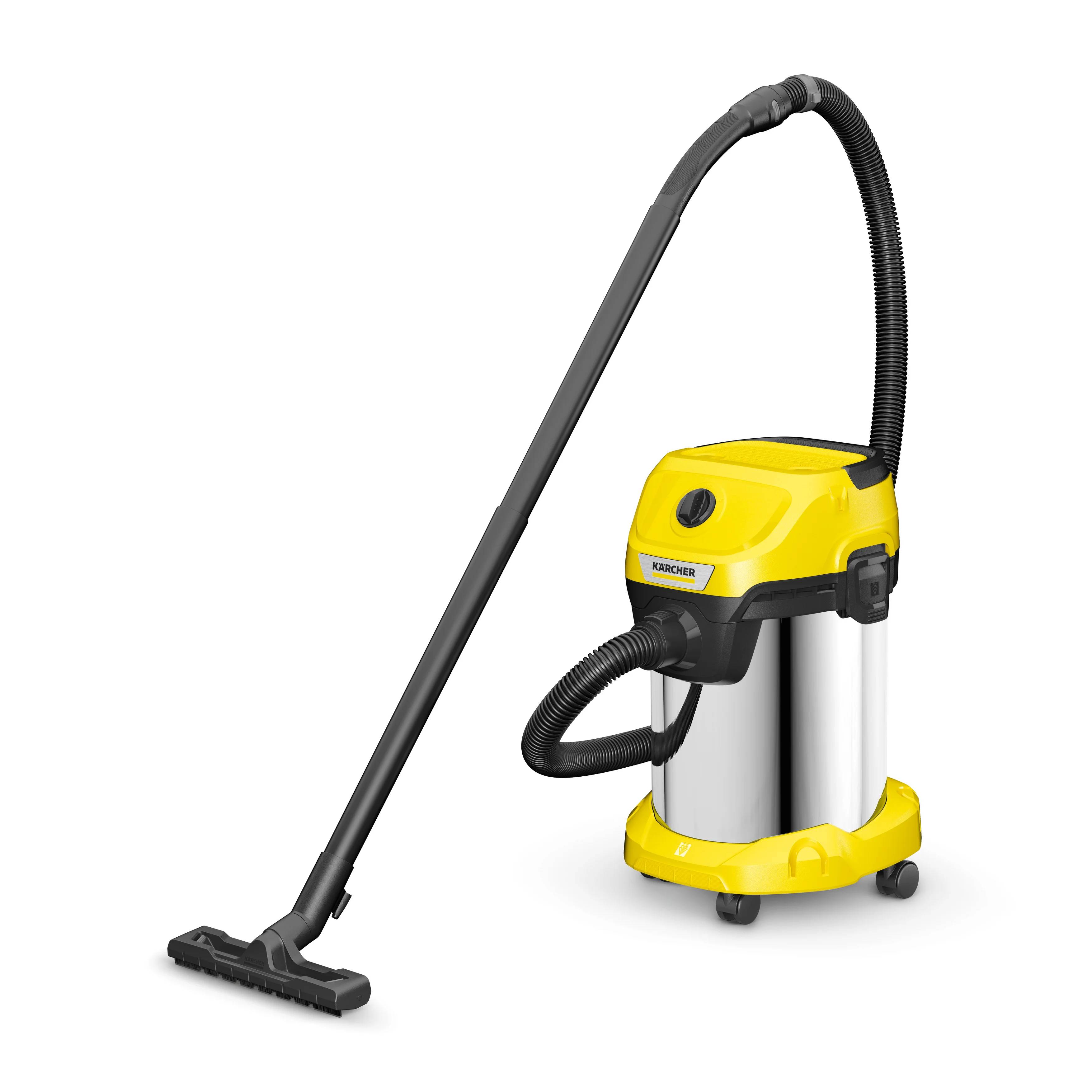 Aspirateur eau et poussières cuve inox 19L câble 4 m Karcher WD 3 S V-19/4/20 - Karcher - Image 1