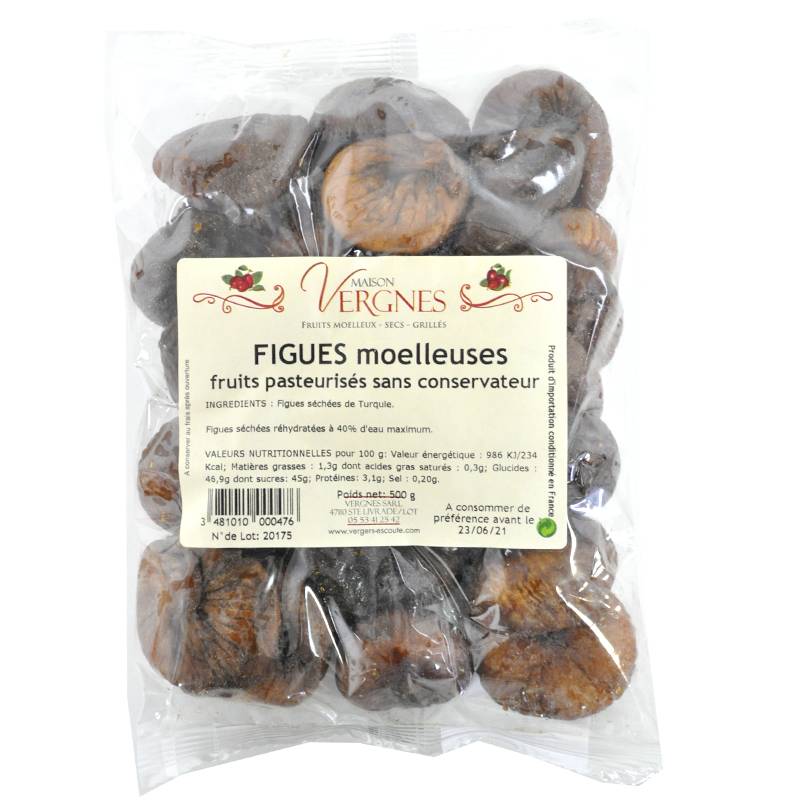 Les Vergers d'Escoute - Les Vergers d'Escoute - Sachet figues moelleuses 500 g