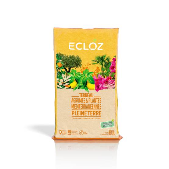 Ecloz - Terreau Agrumes et Plantes méditerranéennes sac de 60 L - ECLOZ - Image 3