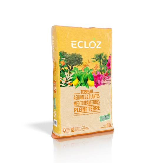 Ecloz - Terreau Agrumes et Plantes méditerranéennes sac de 60 L - ECLOZ - Image 1
