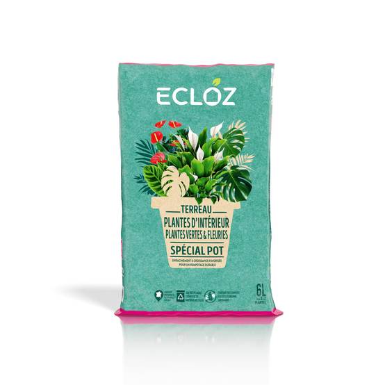 Ecloz - Terreau plantes d'intérieur 6L - ECLOZ - Image 3