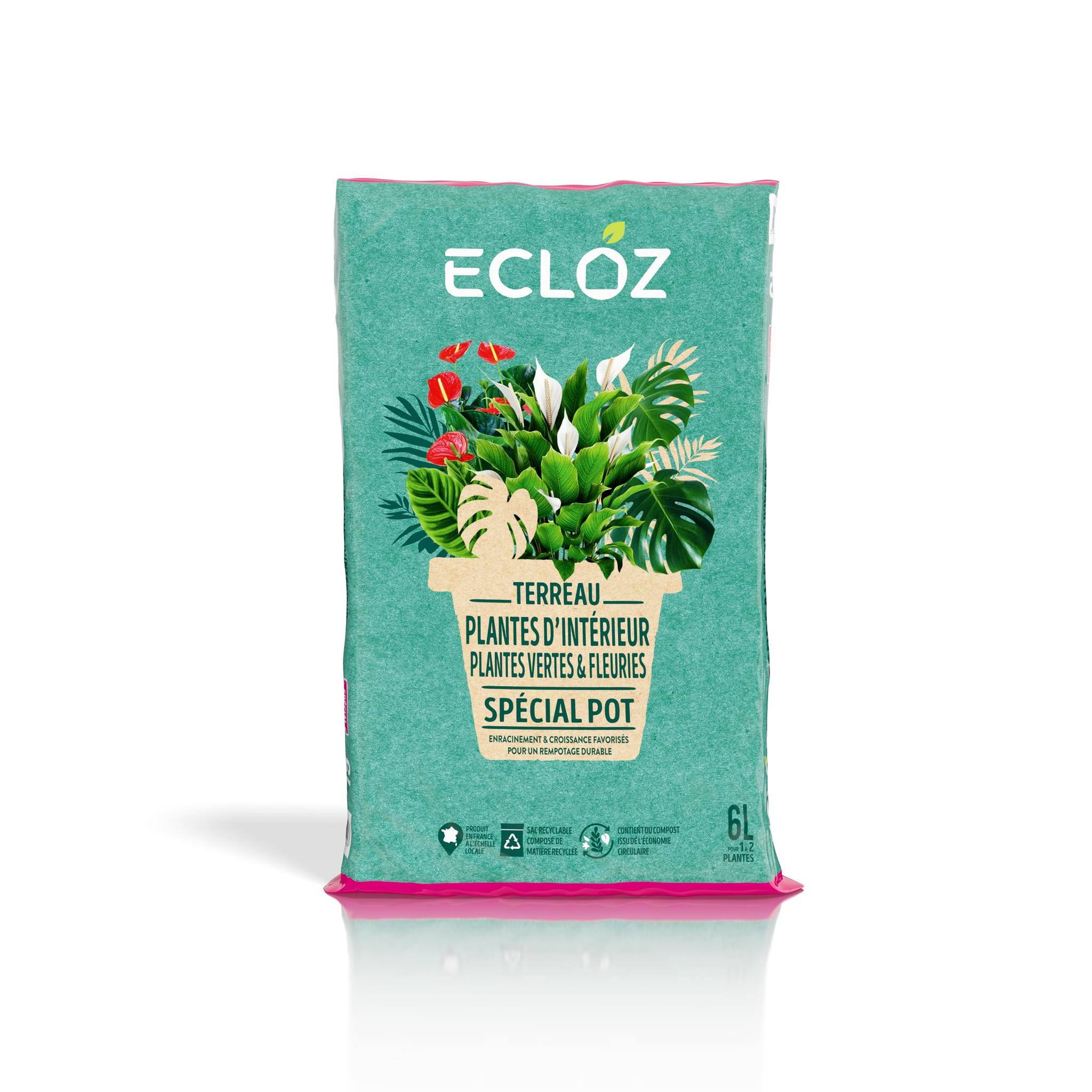 Ecloz - Terreau plantes d'intérieur 6L - ECLOZ - Image 3