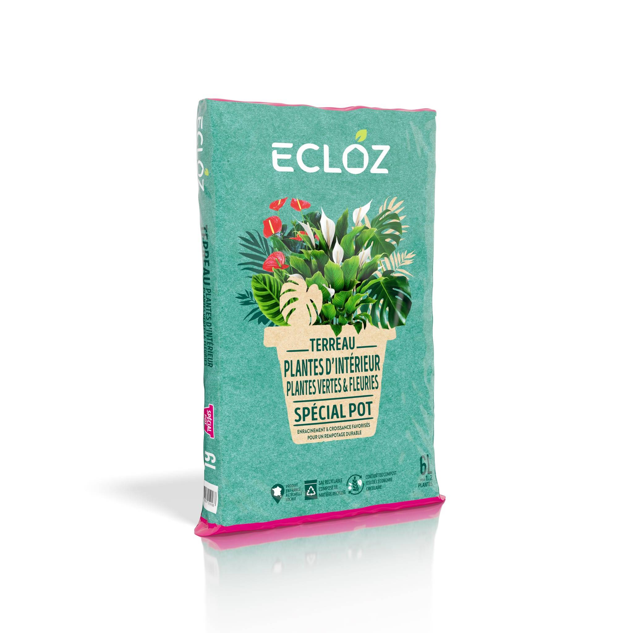 Ecloz - Terreau plantes d'intérieur 6L - ECLOZ - Image 1