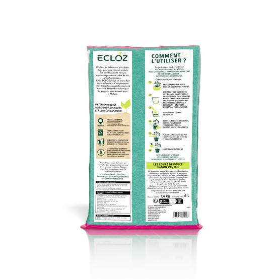 Ecloz - Terreau plantes d'intérieur 6L - ECLOZ - Image 2