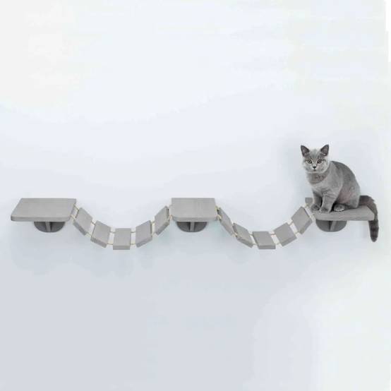 Échelle d'escalade mural Bois Sisal Taupe 150 x 30 cm – TRIXIE - Image 1