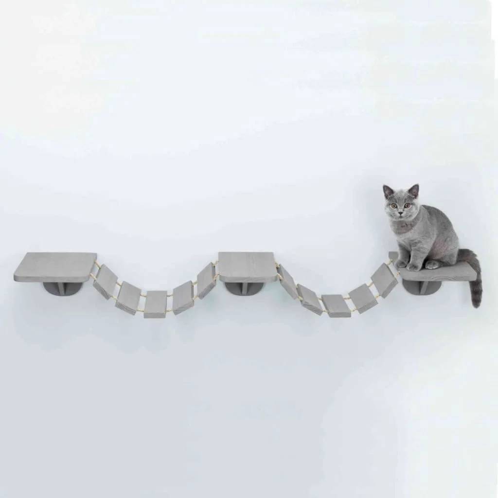 Échelle d'escalade mural Bois Sisal Taupe 150 x 30 cm – TRIXIE - Image 1