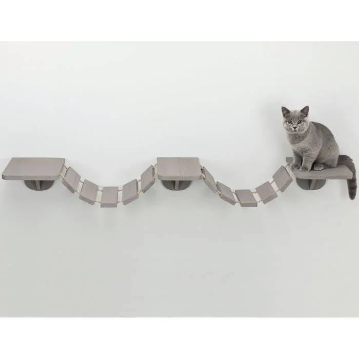 Échelle d'escalade mural Bois Sisal Taupe 150 x 30 cm – TRIXIE - Image 4