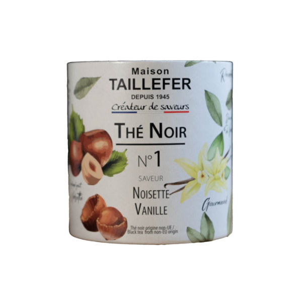 Maison Taillefer - Thé noir noisette et vanille 60 g - Maison Taillefer - Image 1