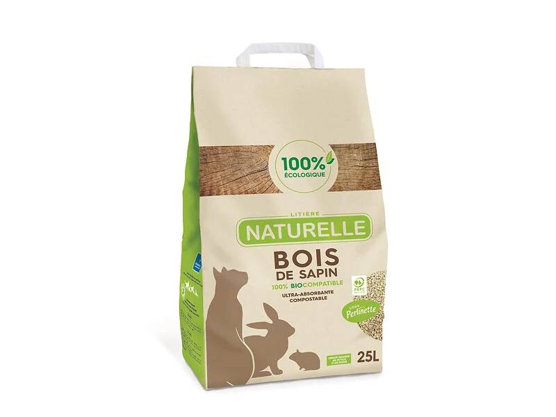 Litière Bois De Sapin Chat Lapin Cobaye Oiseau 10kg - DEMAVIC